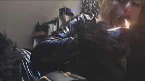 Masturbation while smoking being a bad sissy cum shot in the end