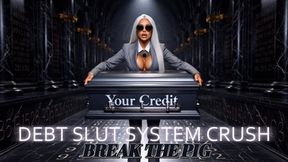 DEBT SLUT SYSTEM CRUSH