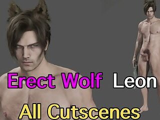 Erect Wolf Leon Mod - RE9 ALL Cutscenes
