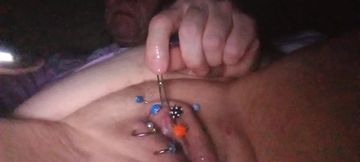 Clit clamped and size 16 sounding rod