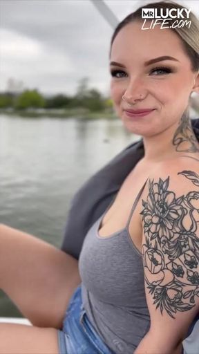 Blonde Babe Lilith Jane Doesnt Need A Life Vest