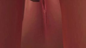 Nyotengu Gravure Studio: Nude Mod with Big Tits Poses on Beach