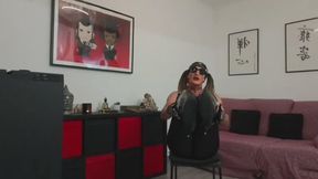 Obey my orders and fuck my mouth and holes, you bastard slave son of a bitch