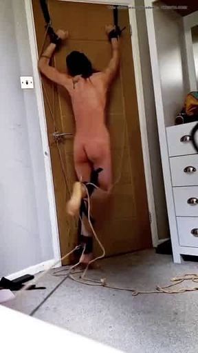 Couple mistreating their slave