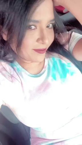Touching me so good in the car