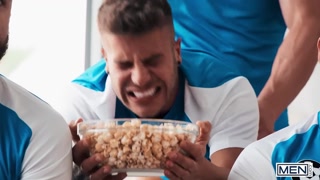 MEN - Muscular Stud Malik Delgaty Fucks The Bottom Allen King Missionary And Doggystyle On Bed