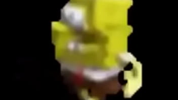 Bob Esponja dan&ccedil_ando ao som de Hatsune Miku