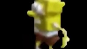 Bob Esponja dan&ccedil_ando ao som de Hatsune Miku