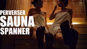 Perverser Sauna-Spanner (kleine Version)
