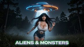 Ensnared in the Alien Embrace: Forbidden Touches of the Cosmic Captor - Watching, Wrapping, Teasing & Overwhelming Release