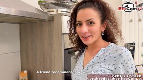 German Milf Next Door Does EroCom Sex Meeting In Her Kitchen