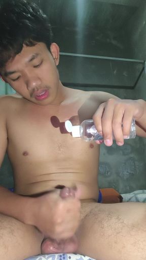 Filipino Twink Jerks off for You with Big Cumshot