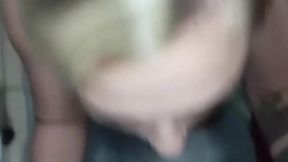 On her Knees for my dick