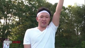 Sara Saijo's Wild Outdoor Japanese Gangbang Adventure