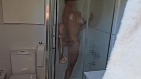 Mommy's got a dirty desire for me to watch her get soaked