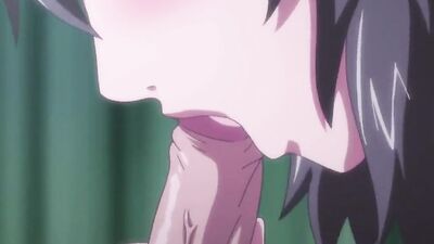 Watch this anime porn cartoon as a busty brunette gives a sensual BJ before getting her tight pussy stuffed