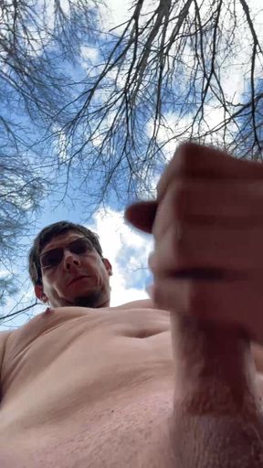 Masturbating
