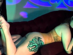 Brunette lesbian teens finger fucking