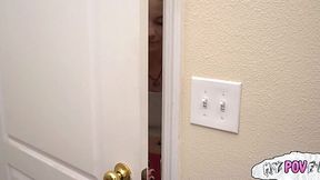Redhead Minx Gets Busted by Step-Dad While Pulling Prank