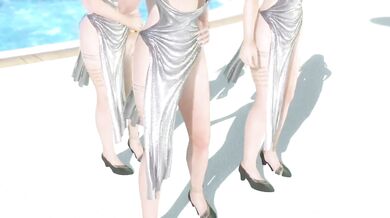 Yukino Kokoro Helena Soiree Dress Nude Mod Fanservice Ass Boobs Nipples Vagina