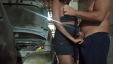 Fodendo com o mecânico