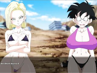 Super Whore Z Tournament #two: Android eighteen engravida novamente