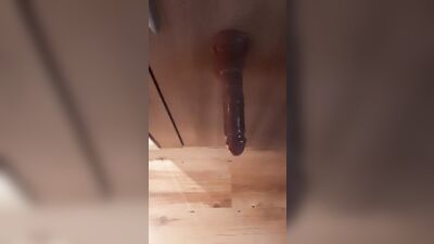 Gorge profonde avec mon dildo