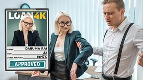LOAN4K  Slutty Daruma Rai is starting her business with hard anal fuck with a loan manager