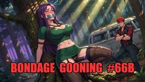 Bondage Gooning #66B: Hogtied Helplessness Mind Fuck (Animated)