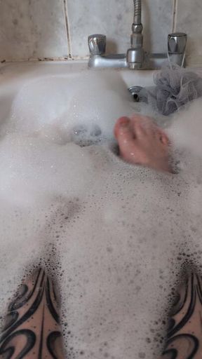 Soapy feet