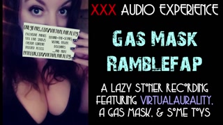 Talking &amp; Masturbating While Wearing A Gas Mask (AUDIO ONLY ASMR)