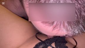 Hot & Sloppy BJ &mdash;  Ass&#x1F351; Fingering&#x1F449; & Cum Swallowing - He Feeds Me &mdash;  Licks Me &mdash;  Plays With It