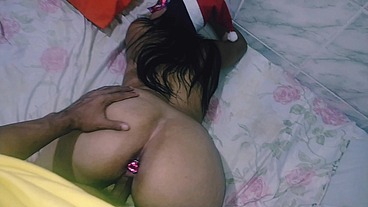 Natal chegando e a mamãe noel presenteando com uma mamada quem foi bonzinho o ano todo