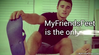 MyFriendsFeet: Bound Blake Star laughs while being tickled hard by Girth