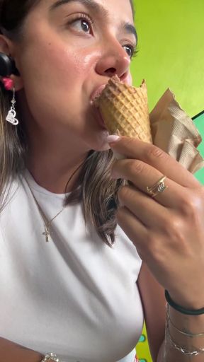 Emotional moment from &quot;Ice Cream That Turns On My Wet Pussy: Watch Me Masturbate!&quot;