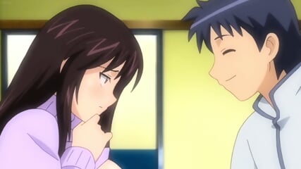 Hentai teen plays with hot big breasted friend