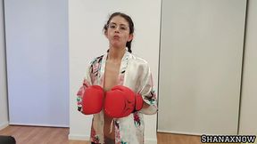 boxing makes me horny spitting fetish wet messy box fighter