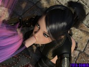 [3D Comiс] Futa Fight Champions Bailey Vs Delia