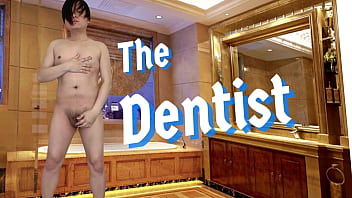 Asian twink gives handjob at adult store glory hole before continuing his fuck session at the clinic