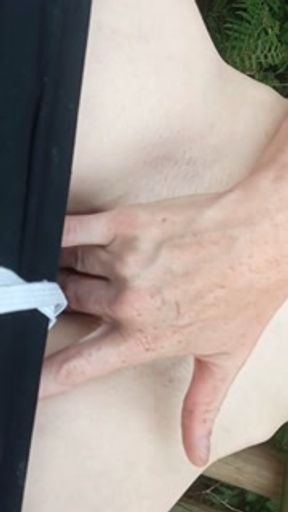 Fingering myself in public hoping someone catches me