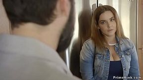 Married man dominates his wife and her step sis in kinky bondage threesome