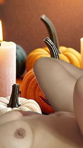Hot Sex Halloween Picnic with Garabas and Olga