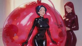 Vacuuming Stories #15B: Compressed Inside the Crimson Womb Balloon (Animated)