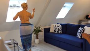 Beautiful Blonde Mature Wife Enjoys Dancing and Sex
