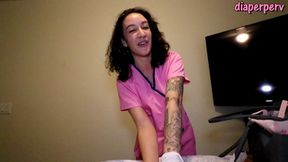 nurse lee uses all methods to make you mess diaper