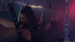 Brunettes Kaia Kane and Hannah Shaw in sexy lingerie