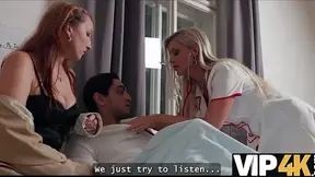 COUGAR nurse seduced by lucky patient