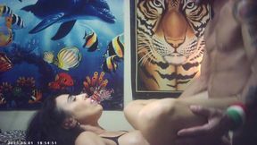 BIG BREAST BRUNETTE BABE MEETS THE ITALIAN POUND MACHINE & THEY HAVE SEXY SEX