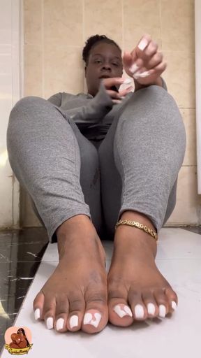 Dirty feet humiliation and worship