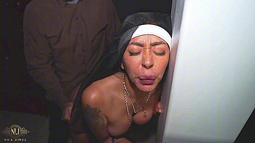 Mature nun gets fucked in the confessional